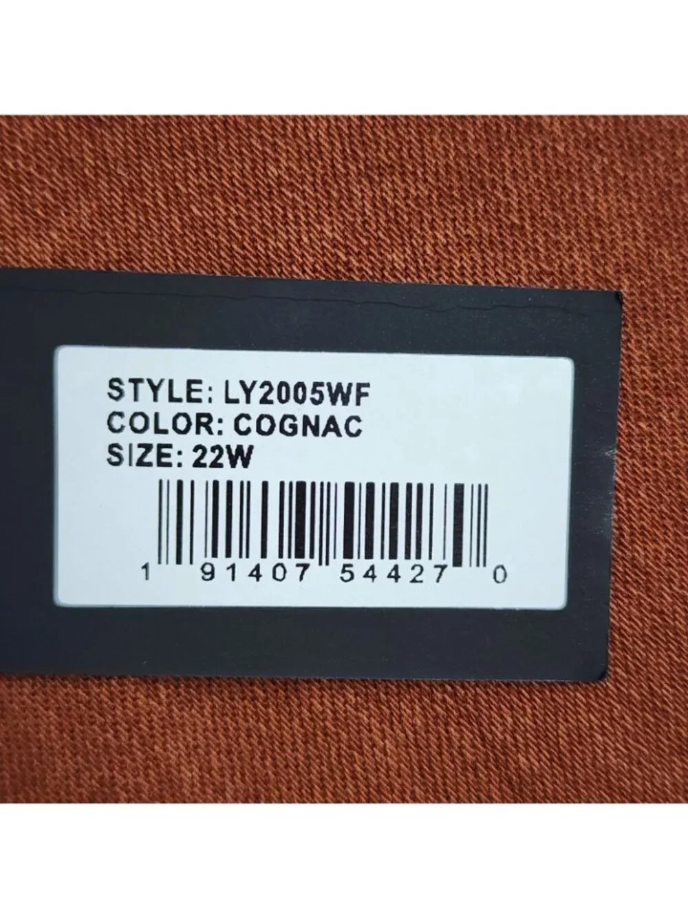 LIVERPOOL Jeans Women 22W Plus Cognac Brown Ankle Skinny Pant 42x27 LY2005WF NWT